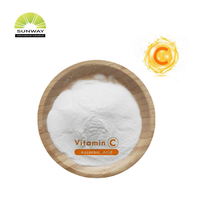 Sunway High-Purity Feed Additives 99% L Ascorbic Acid Vitamin C (Vc) Powder 25kg/Carton