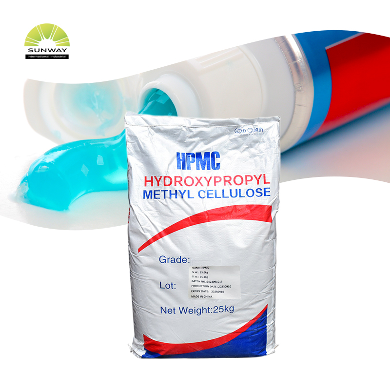 SUNWAY Hydroxy Propyl Methyl Cellulose HPMC 25kg/bag For Shampoo Body Wash Toothpaste Makeup 