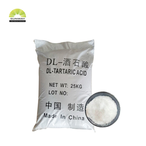 SUNWAY Best Price Food Grade Tartaric acid CAS 87-69-4 L(+) -Tartaric acid