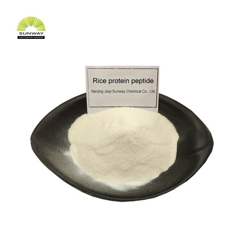 SUNWAY Food Additives Organic Rice Protein Powder Non-GMO Rice Protein Petide Bulk Rice Protein Petide