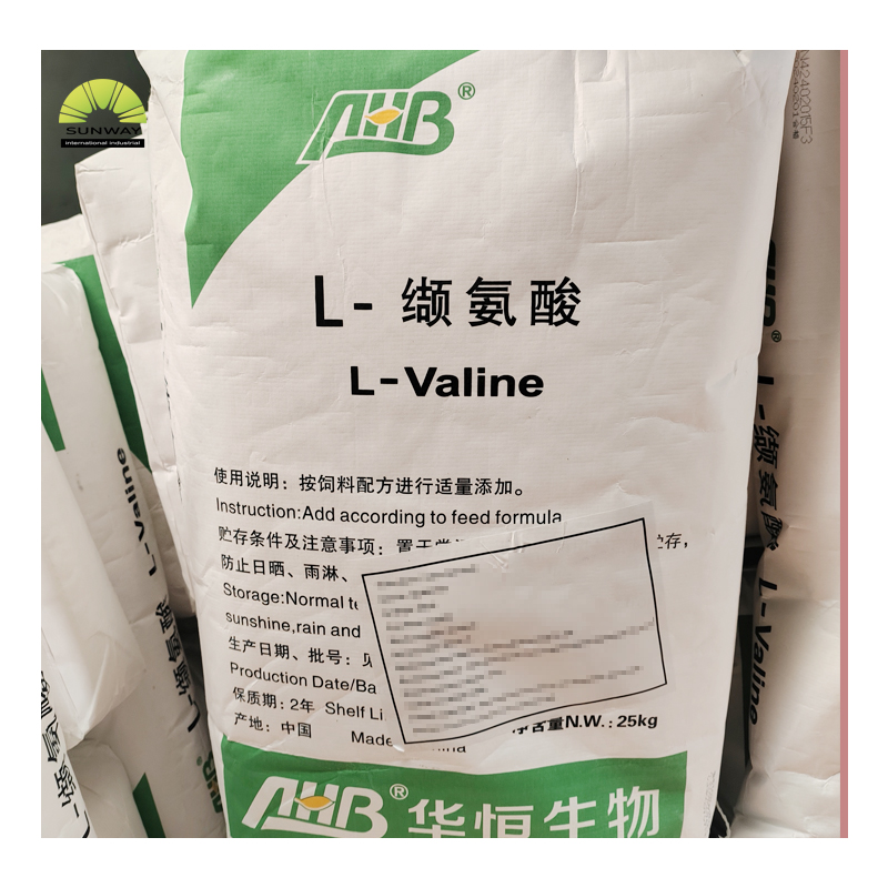 SUNWAY Feed Grade Amino Acid Valine 99% for Pigs And Poultry CAS: 72-18-4