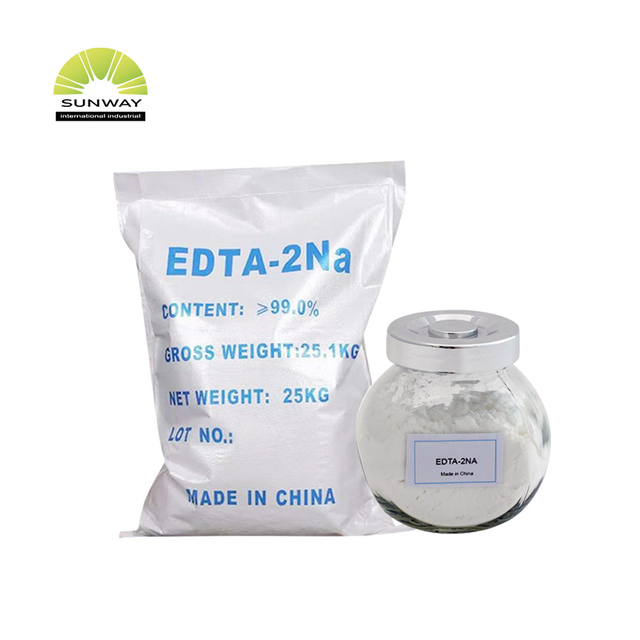 SUNWAY Daily Chemicals Raw Chemicals White powder EDTA 2NA 99% for Detergent