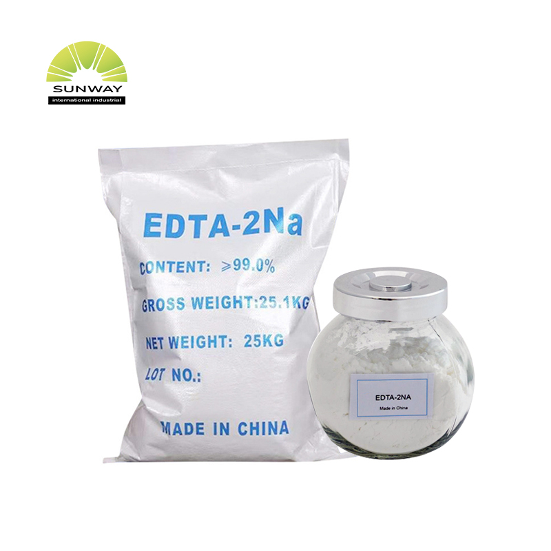 SUNWAY Daily Chemicals Raw Chemicals White powder EDTA 2NA 99% for Detergent