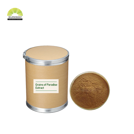 SUNWAY GMO Free Grains of Paradise Aframomum Melegueta Extract Powder Grains of Paradise Seed Extract