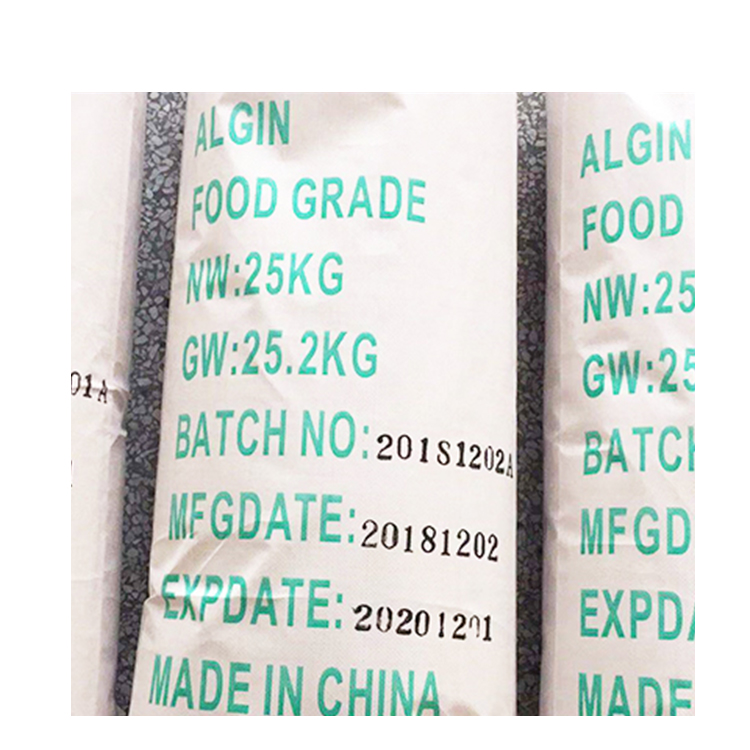 High Quality drug Sodium alginate Printing Grade Industrial Grade dye thickener edible emulsifier