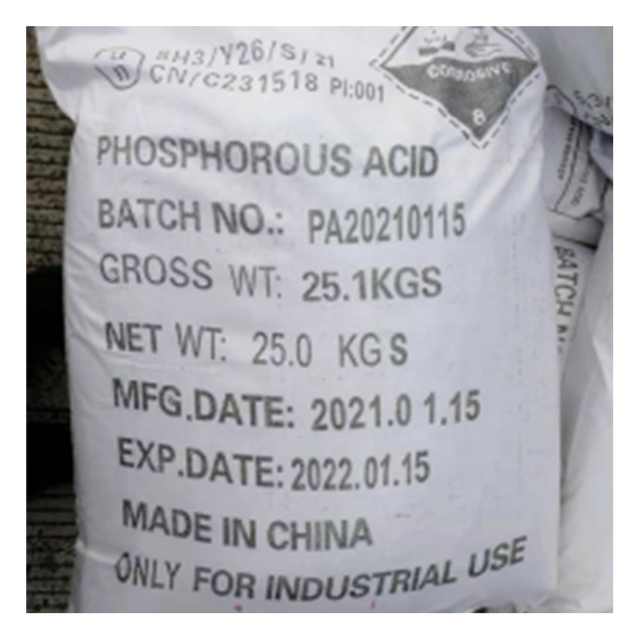  Hot Sale high quality phosphorous acid in food Industry Trade in pesticide phosphite