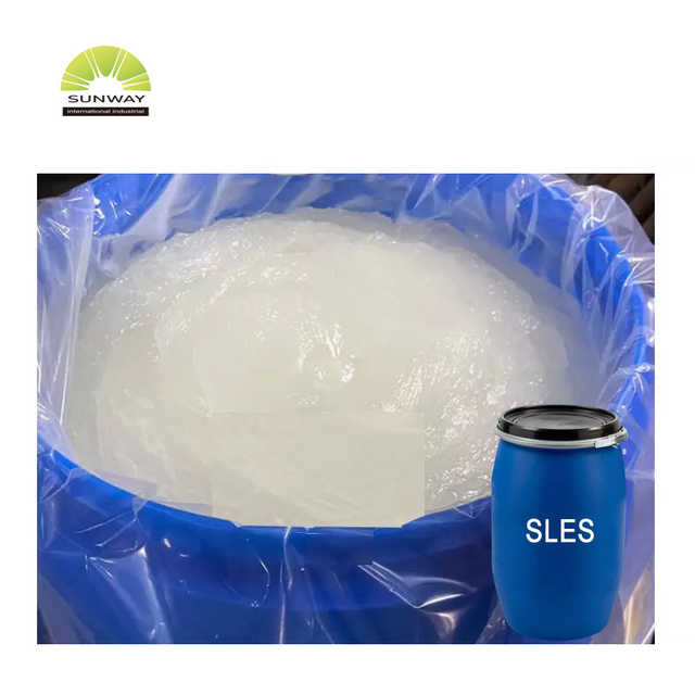Excellent Chemical Raw Materials AES SLES 70% Price for Cosmetic/Liquid Dishwashing/Soap/Shampoo/Detergent