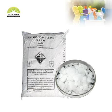 SUNWAY Daily chemicals Sodium Hydroxide Flake/Pearl Solid, Industrial, Naoh CAS1310-73-2