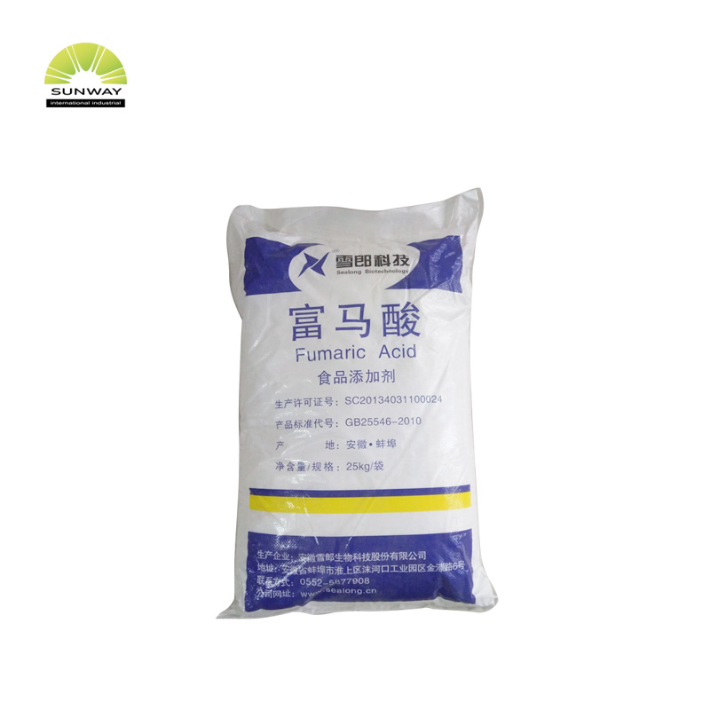 SUNWAY White Crystalline 98.5% Powder CAS 110-17-8 Fumaric Acid 