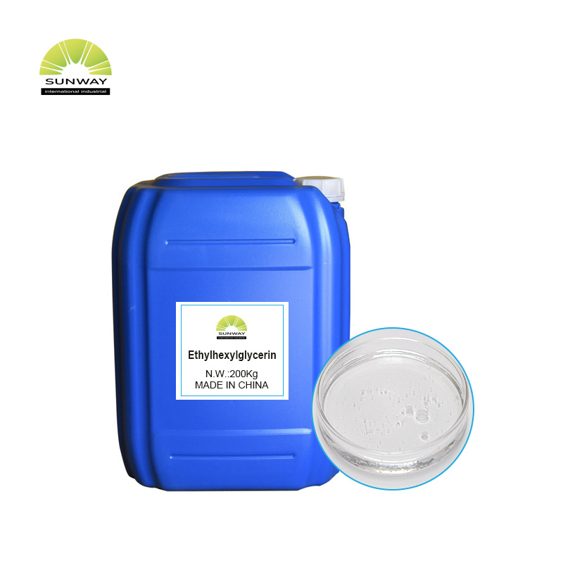 High Purity Cosmetic Grade Detergent Raw Materials Preservatives Transparent Liquid 99% Ethylhexylglycerin