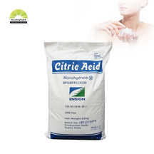 SUNWAY Bulk Daily Chemicals White Crystal Powdered Acid Citric Citric Acid Monohydrate Anhydrous 99%Min
