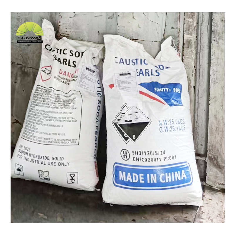 SUNWAY Daily chemicals Sodium Hydroxide Flake/Pearl Solid, Industrial, Naoh CAS1310-73-2