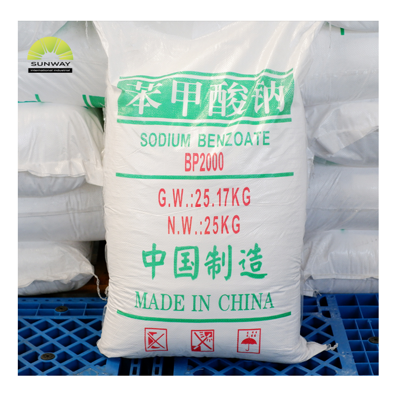 SUNWAY Feed Grade Preservative White Powder Sodium Benzoate E211 99%