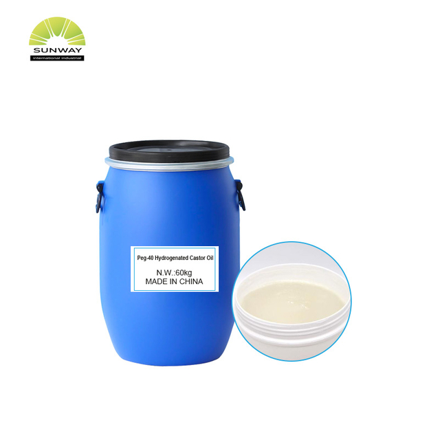 Factory Supply Solvent Detergent Raw Materials Peg-40 Hydrogenated Castor Oil
