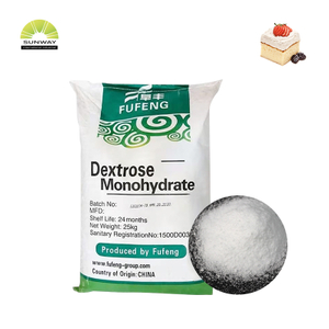 Food Grade Glucose Dextrose Monohydrate Anhydrous 25KG Bag Flavor Powder Glucose Sweetener