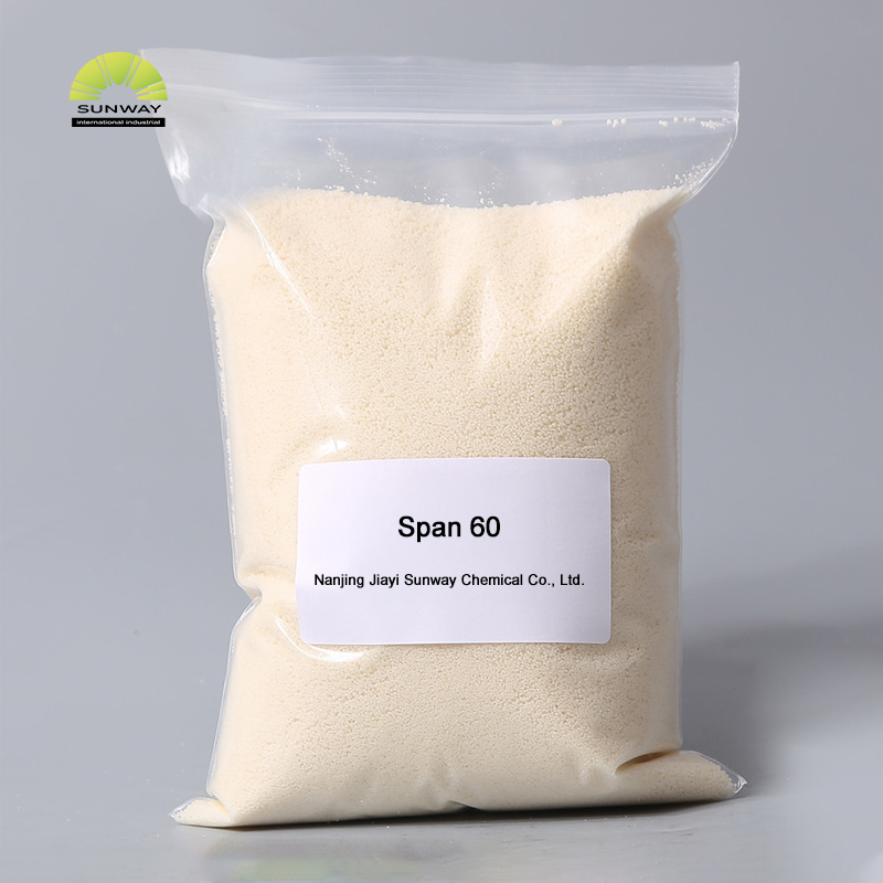 Cosmetic Grade Emulsifiers Yellow To White Waxy Solid Sorbitan Stearate Span 65/85