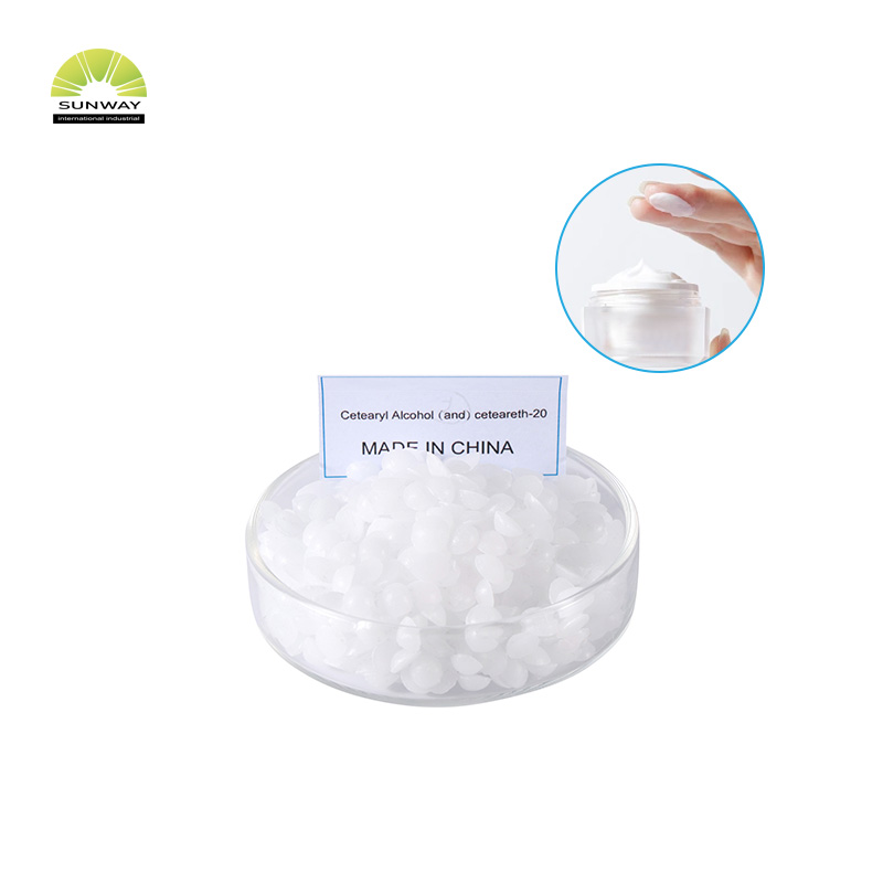 Emulsifier Cosmetic Grade Detergent Raw Materials Cetearyl Alcohol (And) Peg-20 Stearate