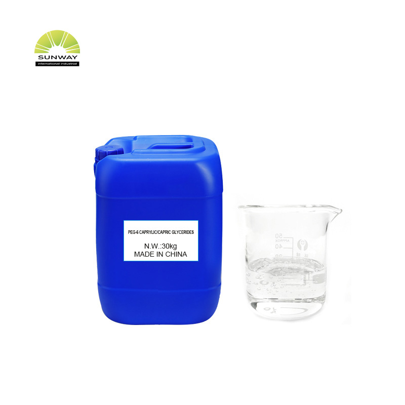 Factory Supply Cosmetic Grade Skin Care Agent Supplement Emulsifying Stabilizer Peg-6 Caprylic/Capric Glycerides