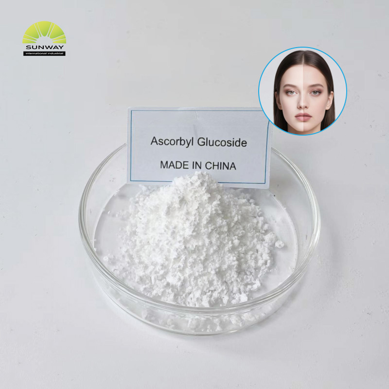 Cosmetic Grade Skin Brightening AA2G Ascorbyl Glucoside Powder for Whitening Products