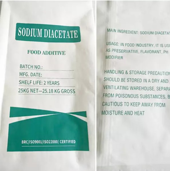 Application of sodium diacetate in food