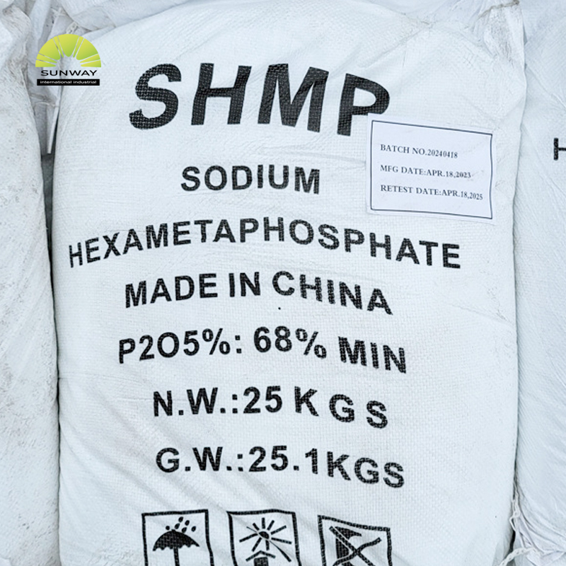 SUNWAY Food Additives Sodium Hexametaphosphate SHMP Used in Food And Beverage