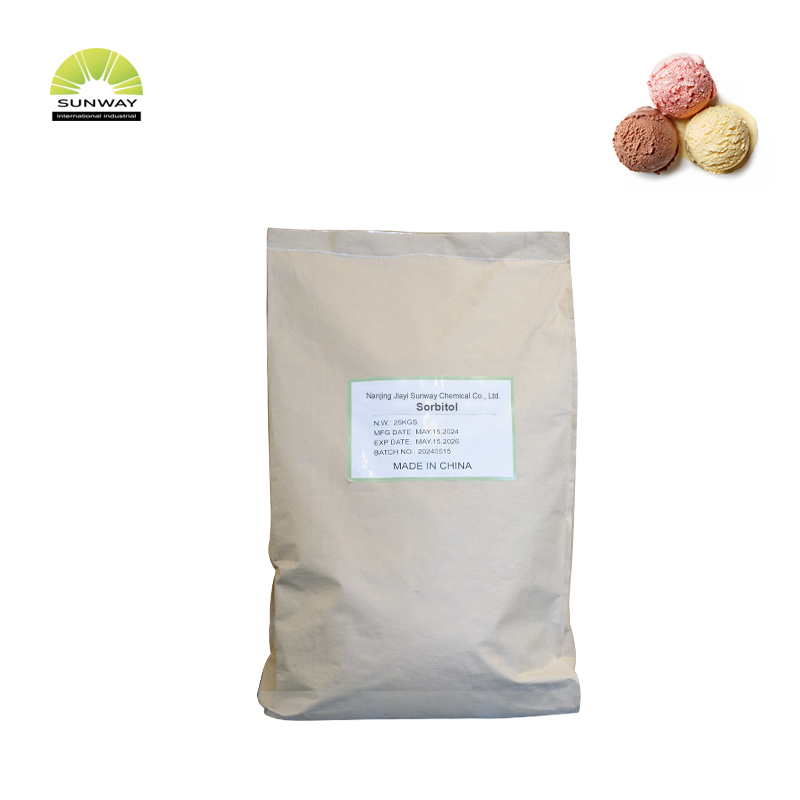 SUNWAY Food Additive Food Grade Sweetener Raw Material 99% Sorbitol Powder CAS 50-70-4