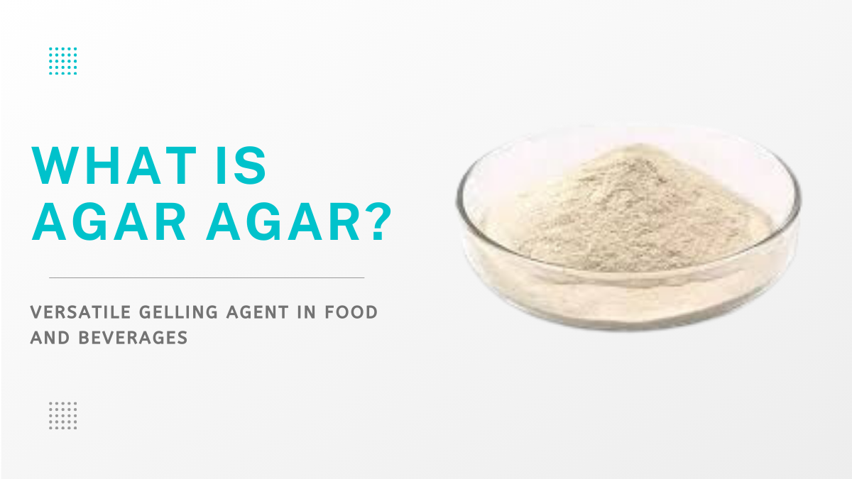 Agar Agar: Versatile Gelling Agent in Food and Beverages