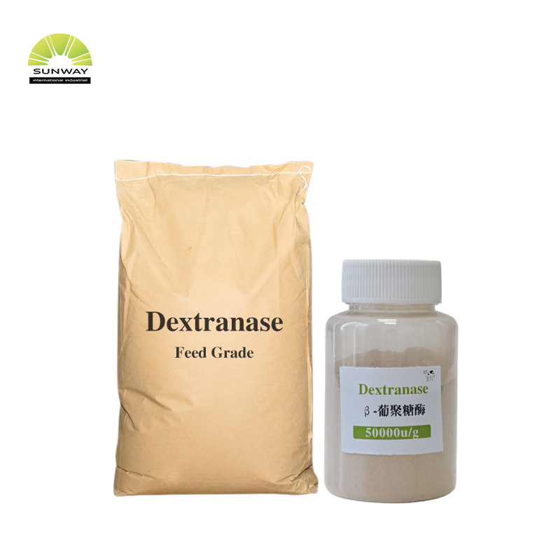 Feed Additives 25kg Bag 50000u/g Beta Dextranase Enzyme Powder for Enhance Immunity