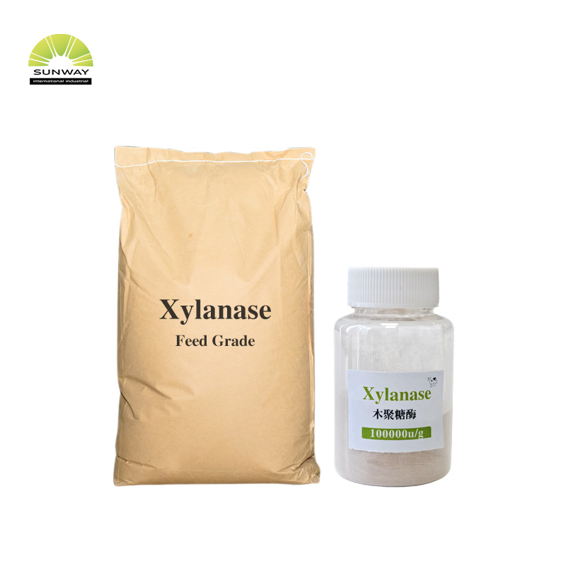 SUNWAY Feed Grade Xylanase Enzyme Thermostable Xylanase for Animal Feeds Poultry