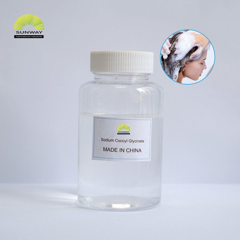 Cosmetic Raw Material Surfactants Sodium Cocoyl Glycinate CAS 90387-74-9