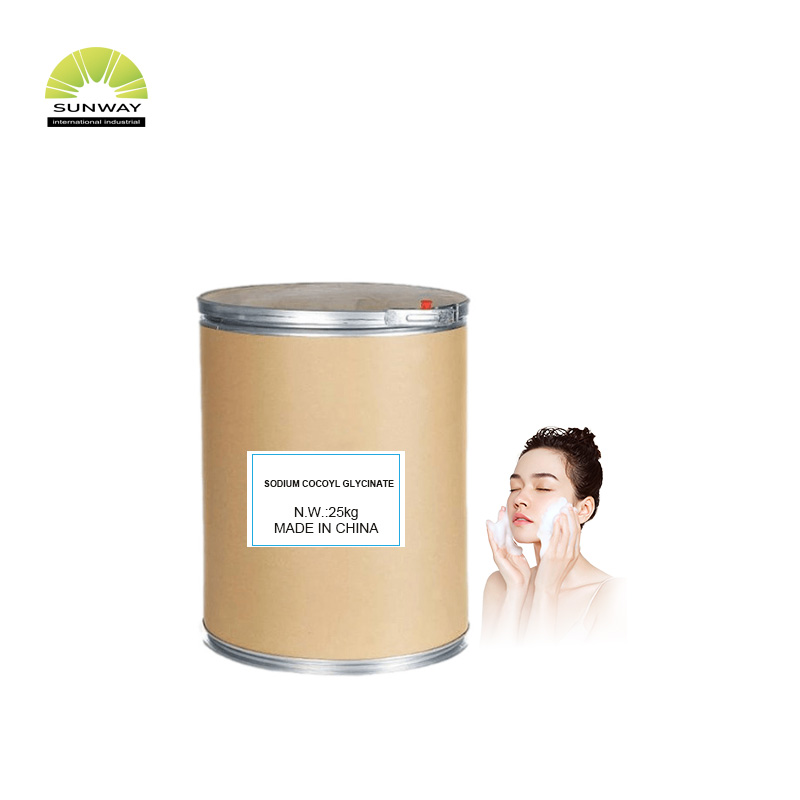 Cosmetic Raw Material Surfactants Sodium Cocoyl Glycinate CAS 90387-74-9