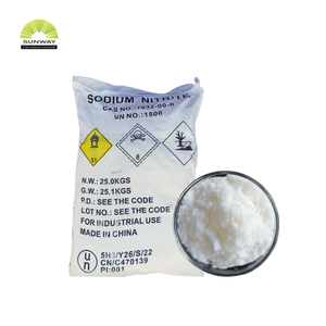 SUNWAY Food Additives Preservative 98.5% White to yellowish crystalline powder or particles Sodium nitrite CAS 7632-00-0