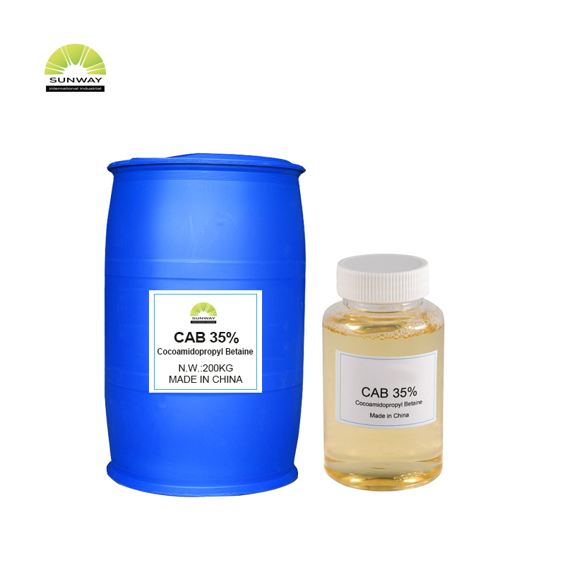 Sunway Bulk Price Cocoamidopropyl Betaine Cab-35 Liquid Capb 35% Cocoamidopropyl Betaine