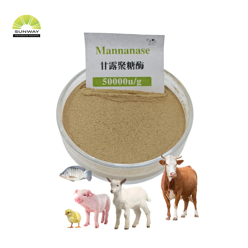 Feed Grade 50000u/g Mannanase Enzyme Beta Mannanase for Enhance Animal Immunity
