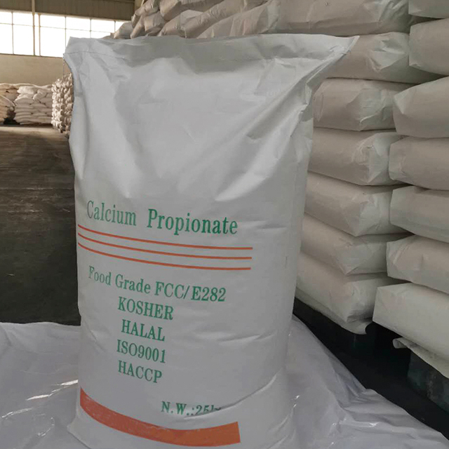 Bulk Food Grade Calcium Propionate Food Grade E282 White Powder White Granular for Bakery CAS 4075-81-4 25kg Bag