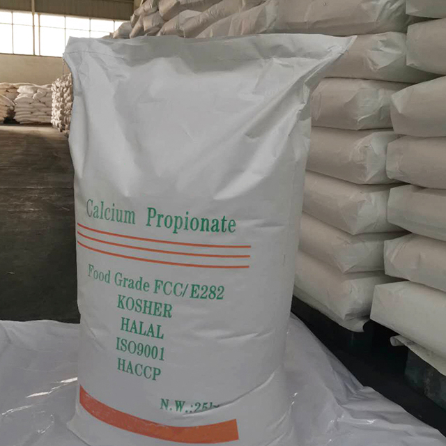 bulk Food grade calcium propionate e282 white powder white granular for bakery CAS 4075-81-4 25kg bag