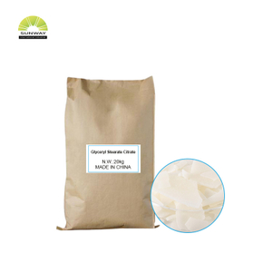 Premium Cosmetic Grade Emulsifier 100% Glyceryl Stearate Citrate CAS 55840-13-6 for Makeup