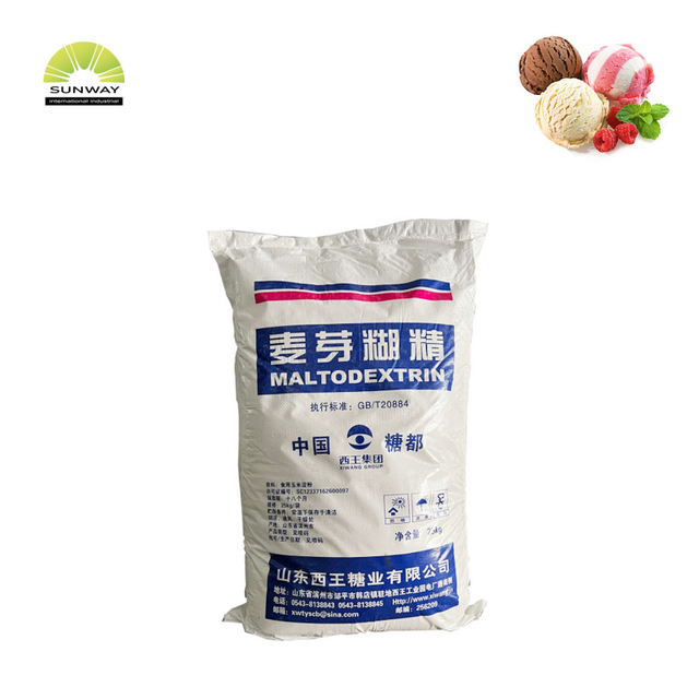 SUNWAY Food Grade Maltodextrin Direct Supplier Food Additives Sweetener CAS No 9050-36-6 Maltodextrin