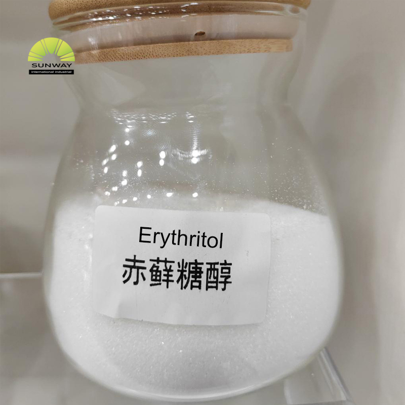 SUNWAY Food Grade Sweetener Erythritol Powder 25Kg Packaged in Bag in Stock