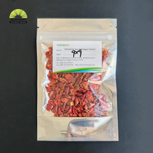 SUNWAY Food Ingredients And Additives Dehydrated Vegetables Dehydrated Green Red Bell Peppers flakes