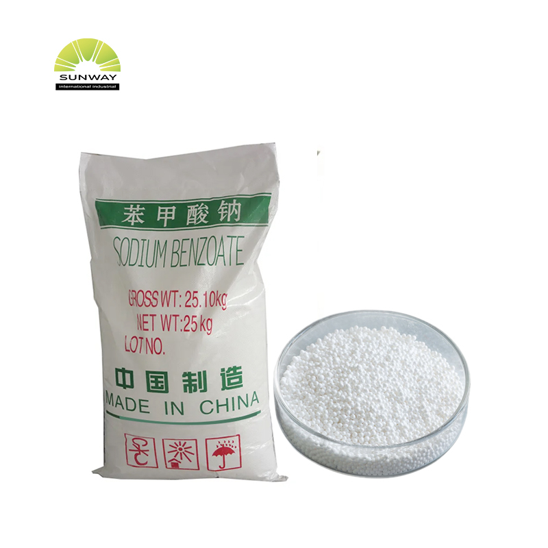 Sunway Food Additives Raw Chemicals Preservatives Sodium Benzoate E211 Powder Price