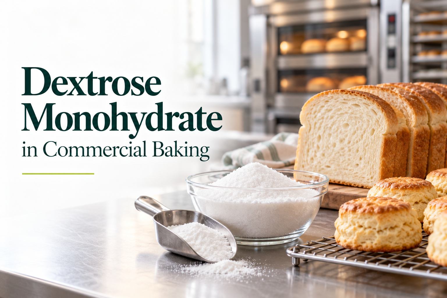 Why Does Dextrose Monohydrate Matter in Commercial Baking?